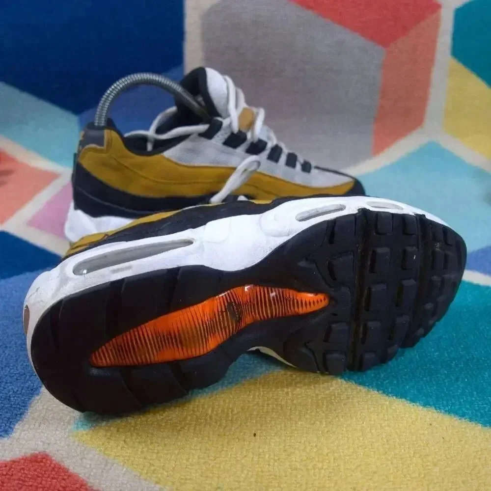 Nike Air Max 95 Recraft (GS) Big Kids Wheat Black White ‎ Size 5Y